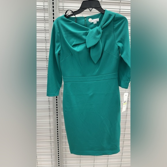 Calvin Klein Long sleeves Dress in Green - Picture 2 of 4